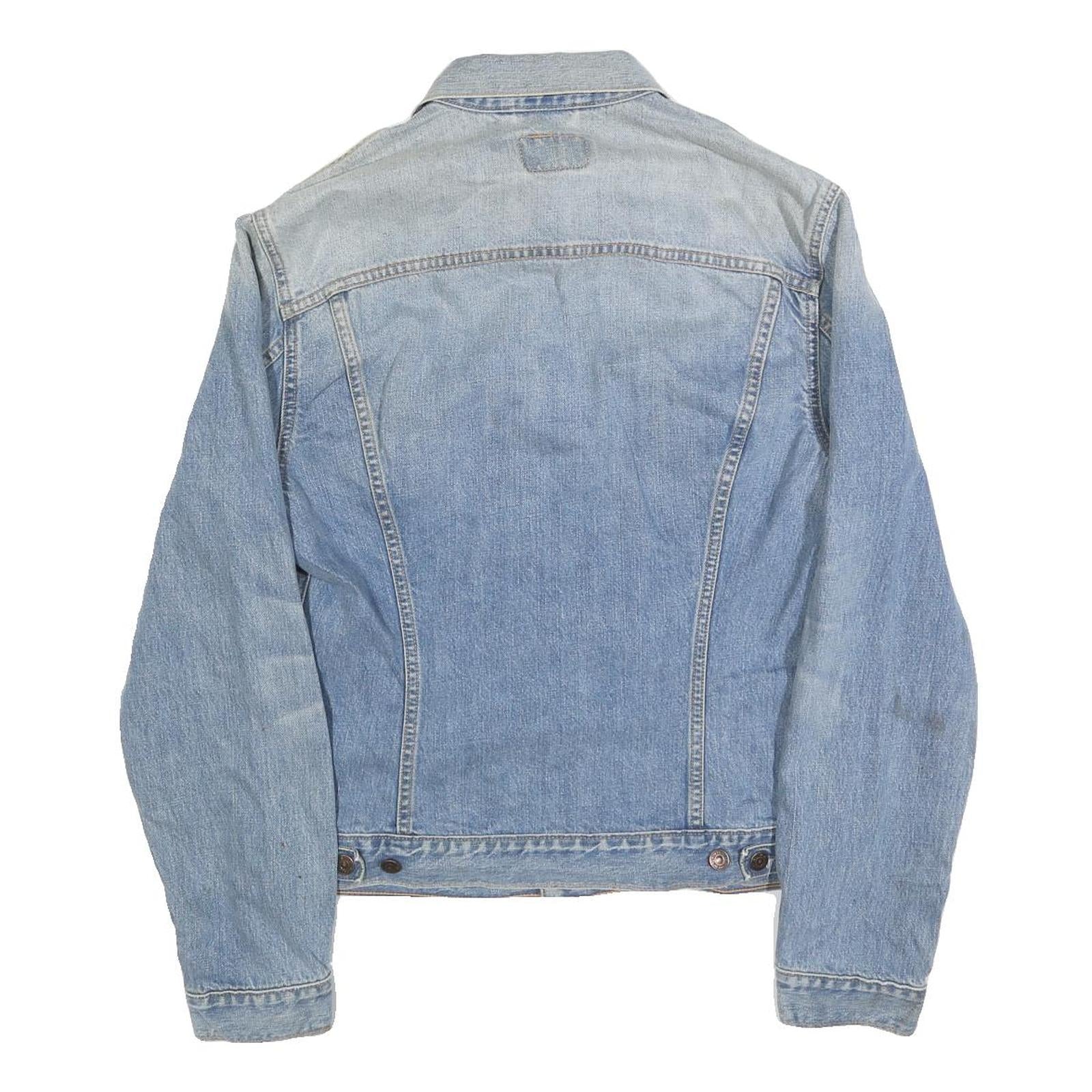 LEVI'S Womens Blue Denim Jacket XL Cotton Classic Button Closure