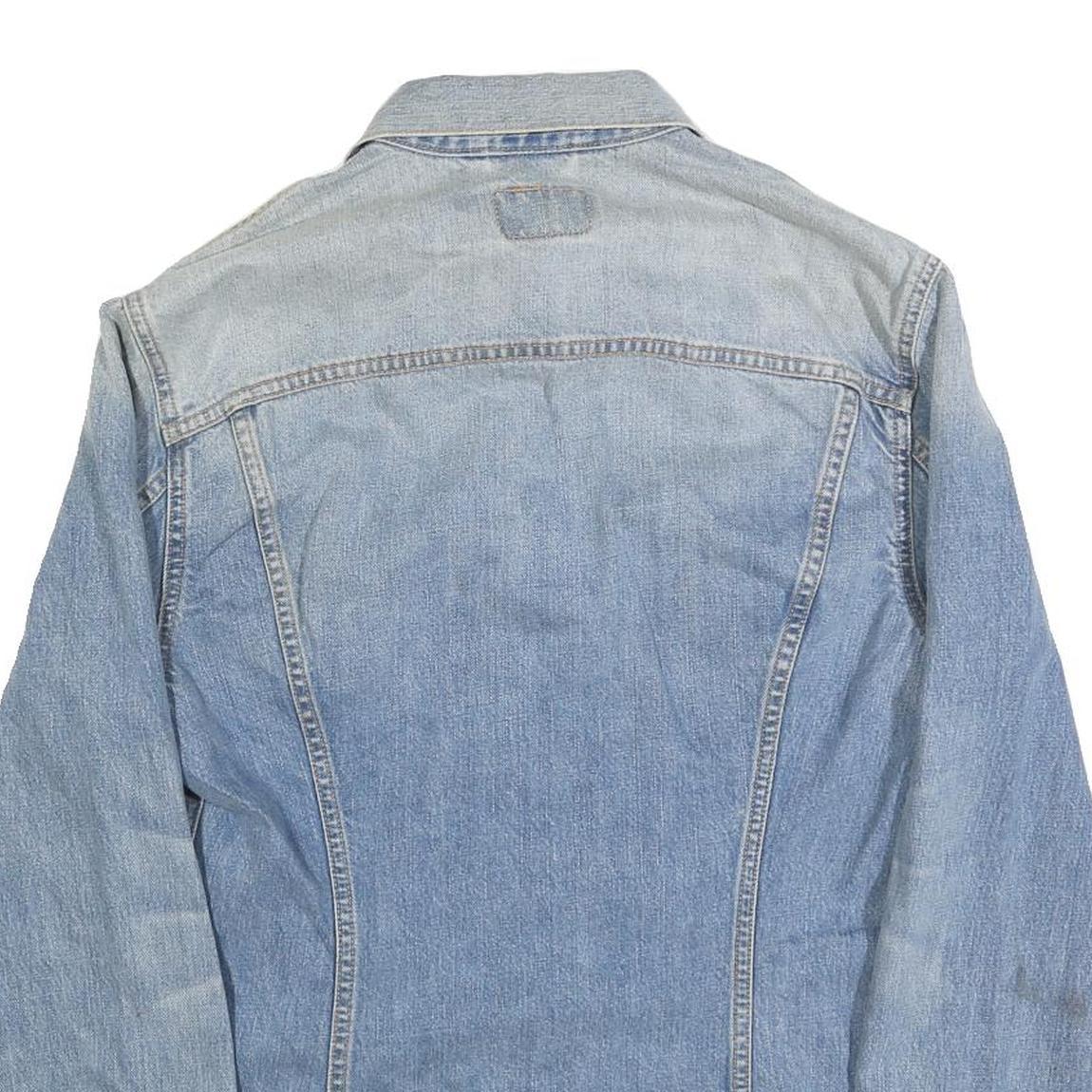 LEVI'S Womens Blue Denim Jacket XL Cotton Classic Button Closure