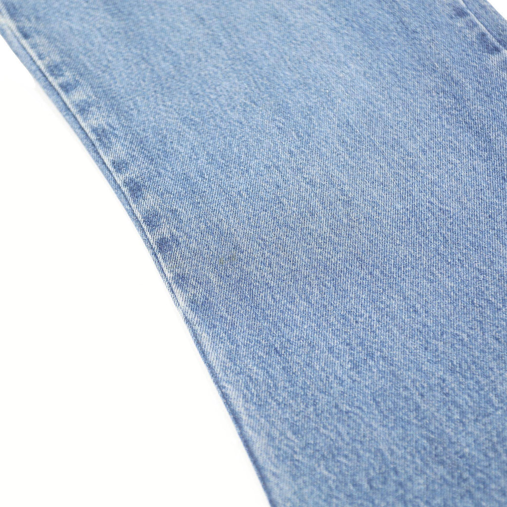 L.A BLUES Womens Jeans Blue Regular Flared Denim Medium W28 L31 Cargo Pocket