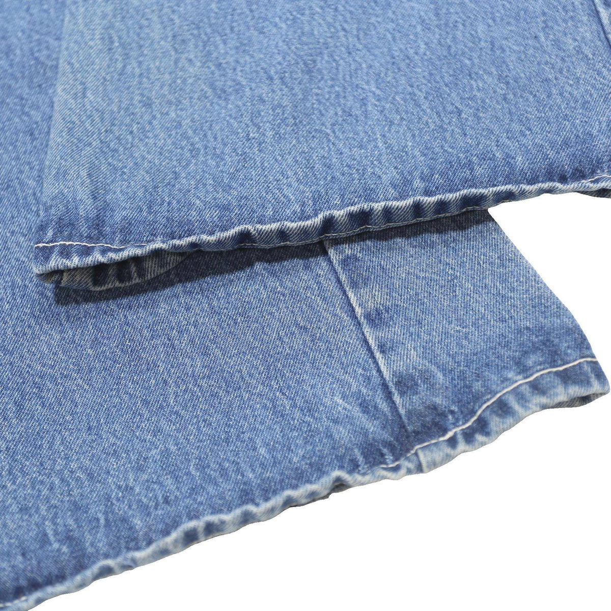 L.A BLUES Womens Jeans Blue Regular Flared Denim Medium W28 L31 Cargo Pocket