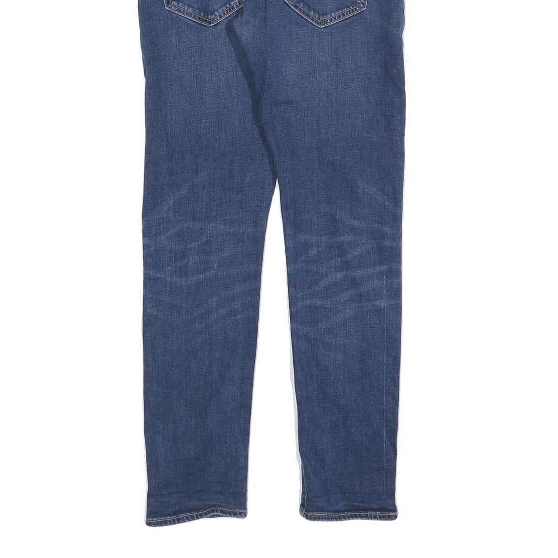 LEVI'S 512 Tapered Mens Jeans Blue Slim Tapered Denim Medium W30 L29 Stretch Zip