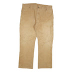 DICKIES Mens Jeans Beige Regular Straight Denim W40 L30 Workwear Utility