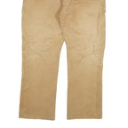 DICKIES Mens Jeans Beige Regular Straight Denim W40 L30 Workwear Utility