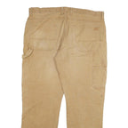 DICKIES Mens Jeans Beige Regular Straight Denim W40 L30 Workwear Utility