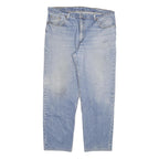 LEVI'S 504 Mens Jeans Blue Regular Straight Denim Light W40 L30 Classic Zip