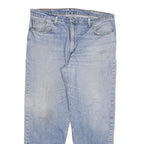 LEVI'S 504 Mens Jeans Blue Regular Straight Denim Light W40 L30 Classic Zip