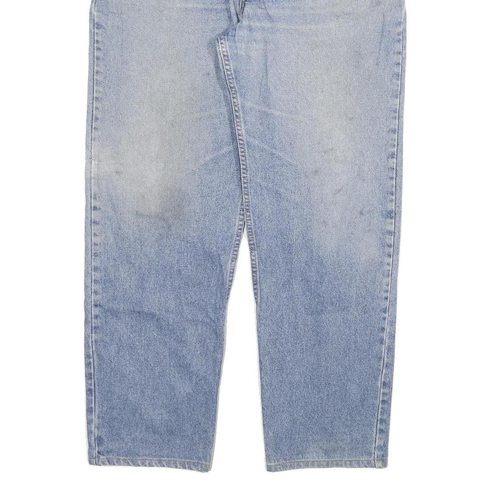 LEVI'S 504 Mens Jeans Blue Regular Straight Denim Light W40 L30 Classic Zip