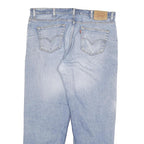 LEVI'S 504 Mens Jeans Blue Regular Straight Denim Light W40 L30 Classic Zip