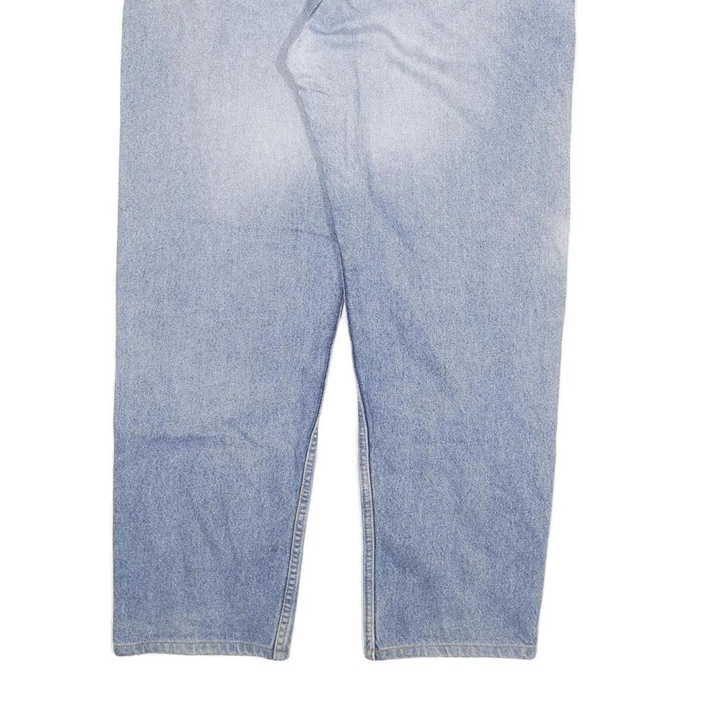 LEVI'S 504 Mens Jeans Blue Regular Straight Denim Light W40 L30 Classic Zip