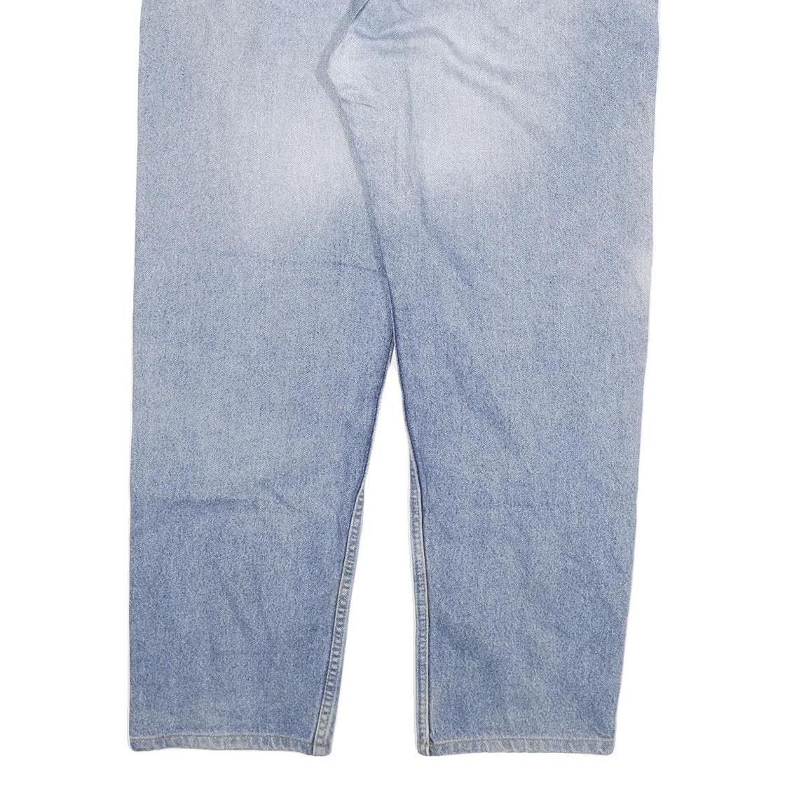 LEVI'S 504 Mens Jeans Blue Regular Straight Denim Light W40 L30 Classic Zip