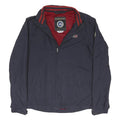NAPAPIJRI Mens Navy Blue Jacket S Polyester Blend Zip Casual Outdoor