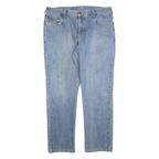 CARHARTT Mens Cotton Blend Blue Regular Straight Trousers W36 L30 Classic