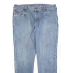 CARHARTT Mens Cotton Blend Blue Regular Straight Trousers W36 L30 Classic