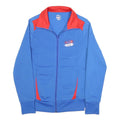 PUMA Womens Blue & Red Zip Up Polyester Blend Jacket UK 12 Sporty Casual
