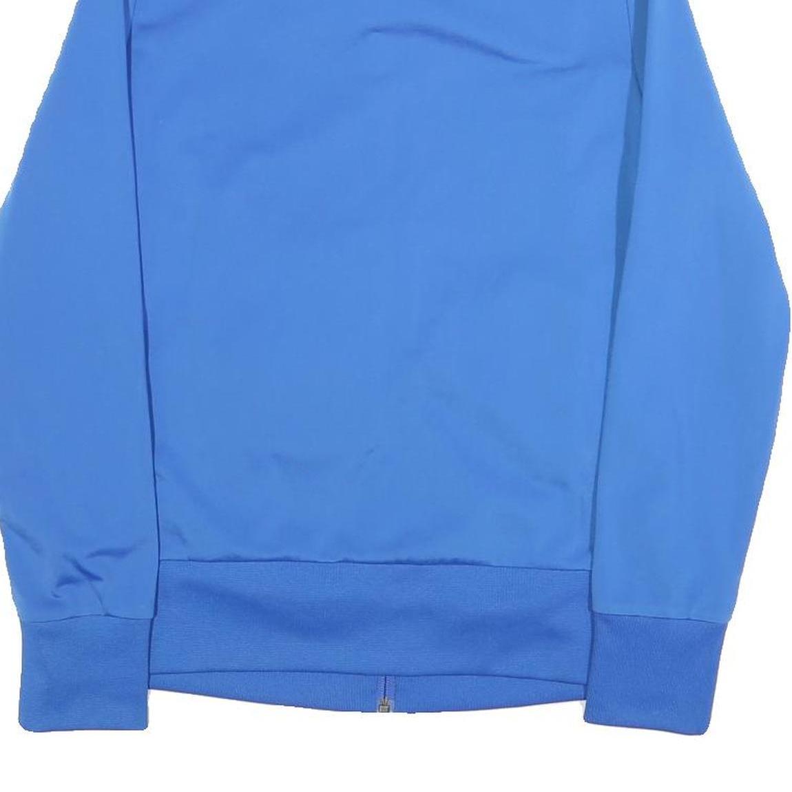 PUMA Womens Blue & Red Zip Up Polyester Blend Jacket UK 12 Sporty Casual