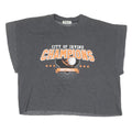 Womens Grey City Of Irvine Champions Softball Cotton Crew Neck M Casual