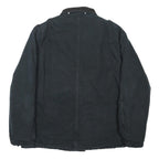 CARHARTT Mens Black Workwear Jacket XL Cotton Blend Canvas Zip Pocket Detail