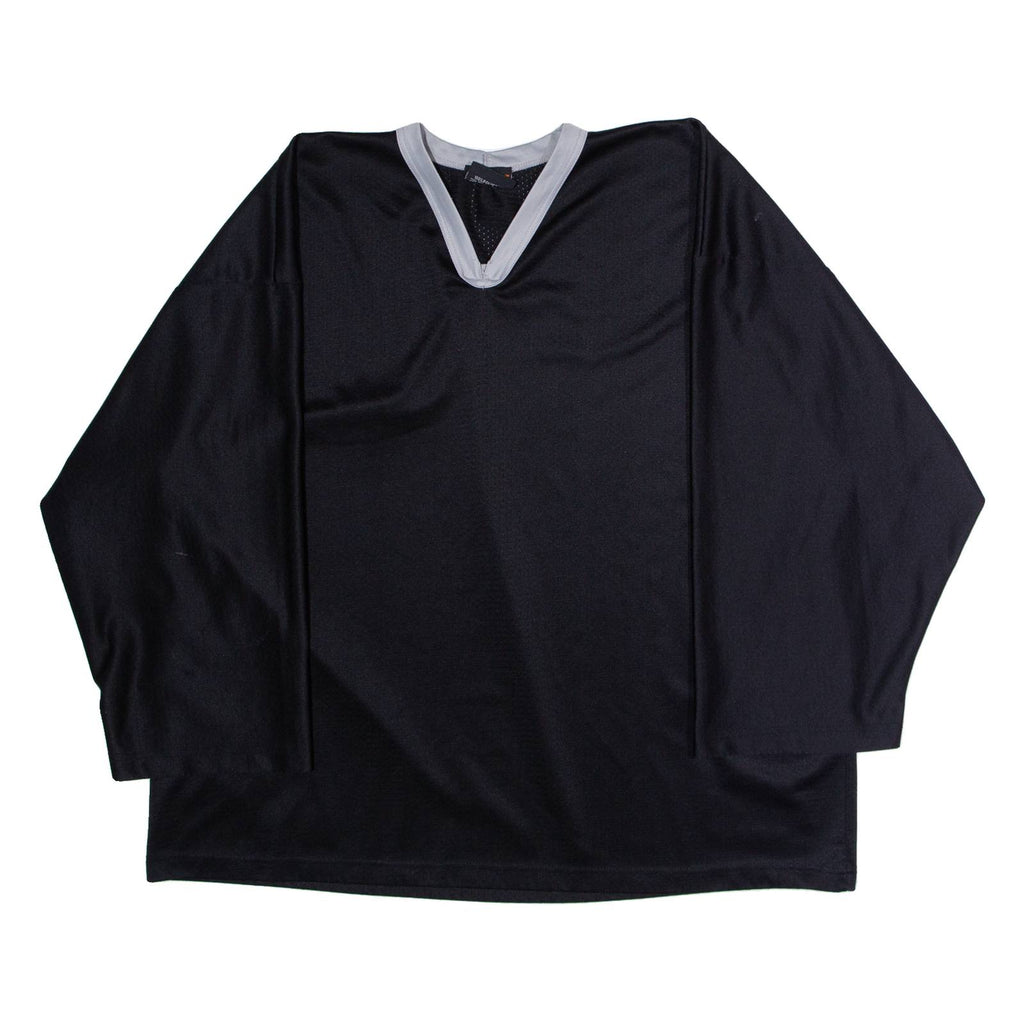FERLAND Hockey Mens Jersey Black 3/4 Sleeve V-Neck 2XL