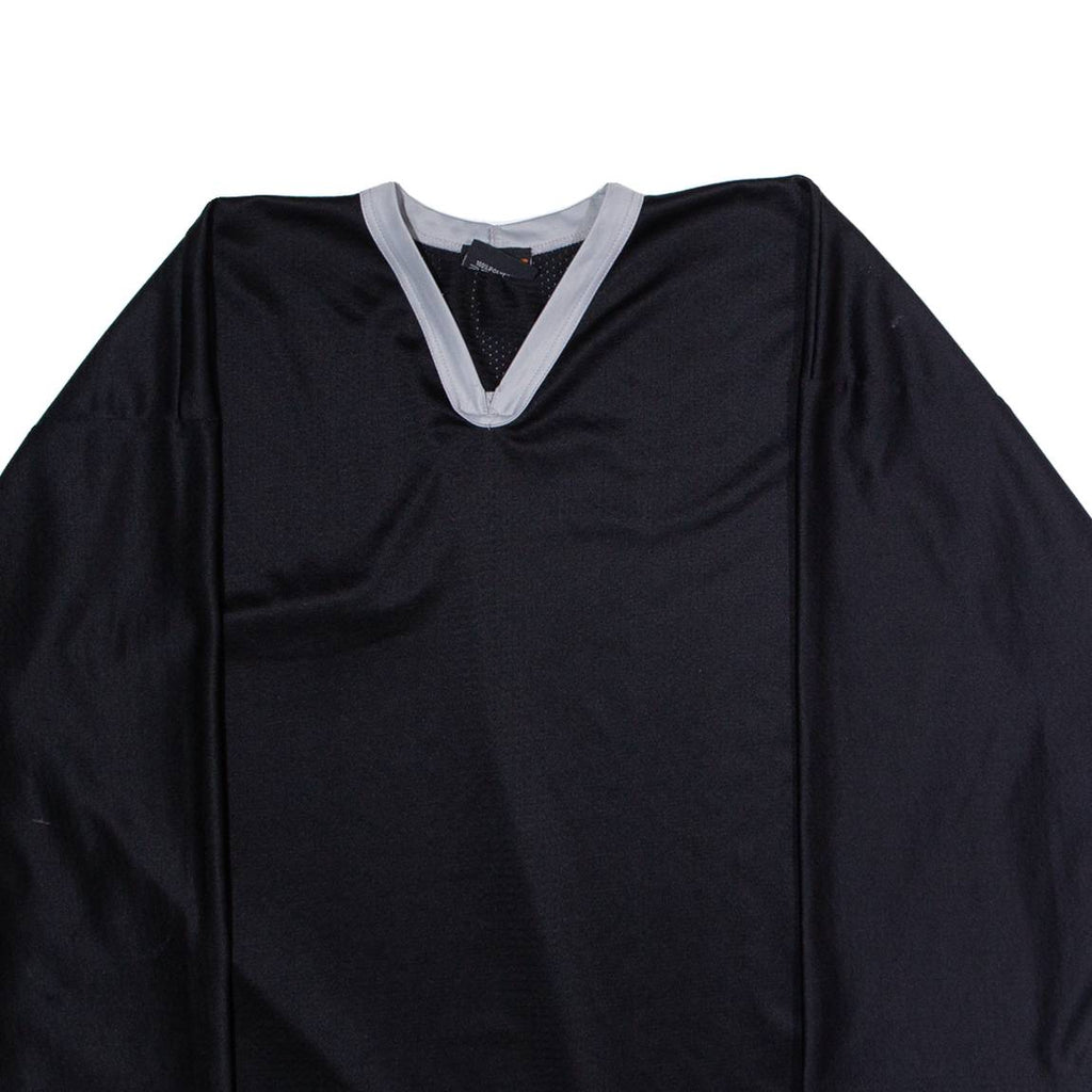 FERLAND Hockey Mens Jersey Black 3/4 Sleeve V-Neck 2XL