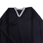 FERLAND Hockey Mens Jersey Black 3/4 Sleeve V-Neck 2XL