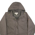 REGATTA Womens Chore Jacket Grey Hooded UK 16