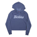 DICKIES Womens Blue Hoodie M Classic Logo Pullover Sweatshirt Drawstring Hood