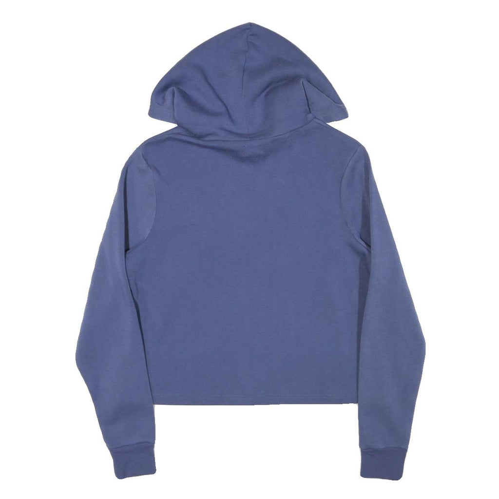 DICKIES Womens Blue Hoodie M Classic Logo Pullover Sweatshirt Drawstring Hood