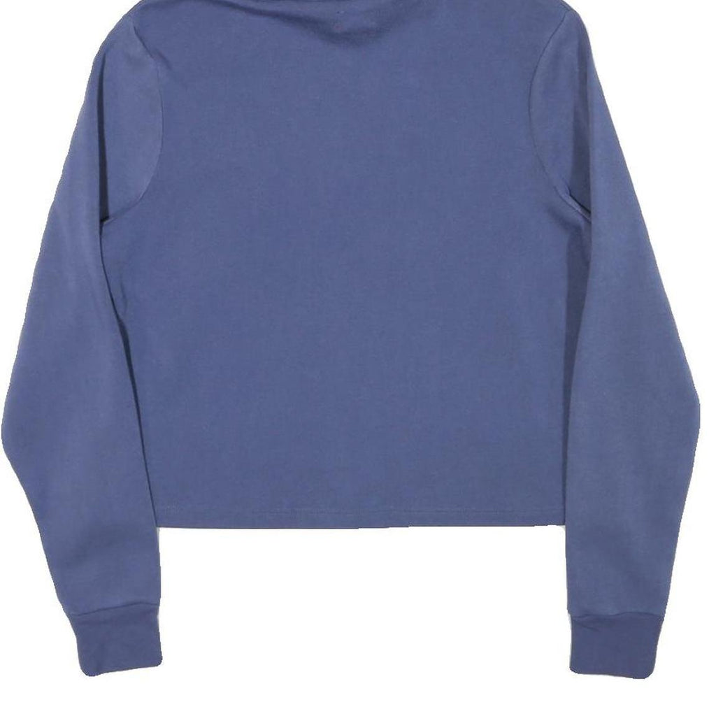 DICKIES Womens Blue Hoodie M Classic Logo Pullover Sweatshirt Drawstring Hood