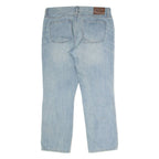 LAUREN RALPH LAUREN Womens Jeans Blue Regular Straight Stone Wash W32 L26