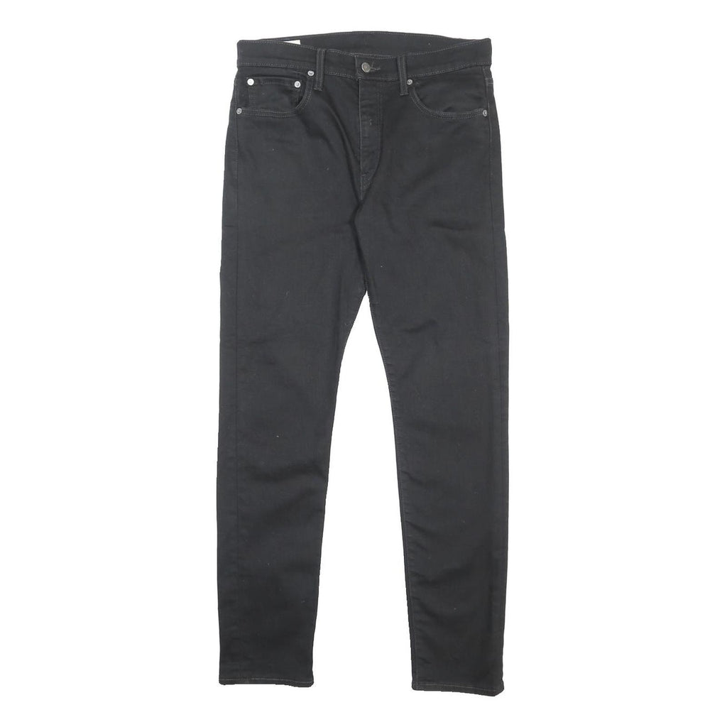 LEVI'S 512 BIG E Mens Jeans Black Slim Skinny Denim W32 L32 Stylish Comfort