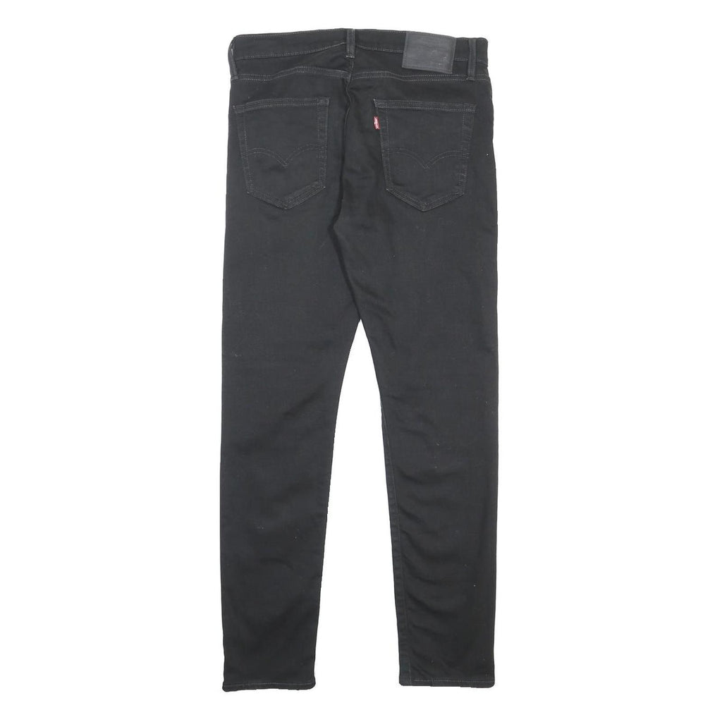 LEVI'S 512 BIG E Mens Jeans Black Slim Skinny Denim W32 L32 Stylish Comfort