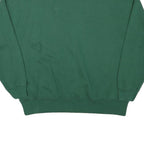 USA Mens Green Crew Neck XL Cotton Blend Sweatshirt Pullover Casual