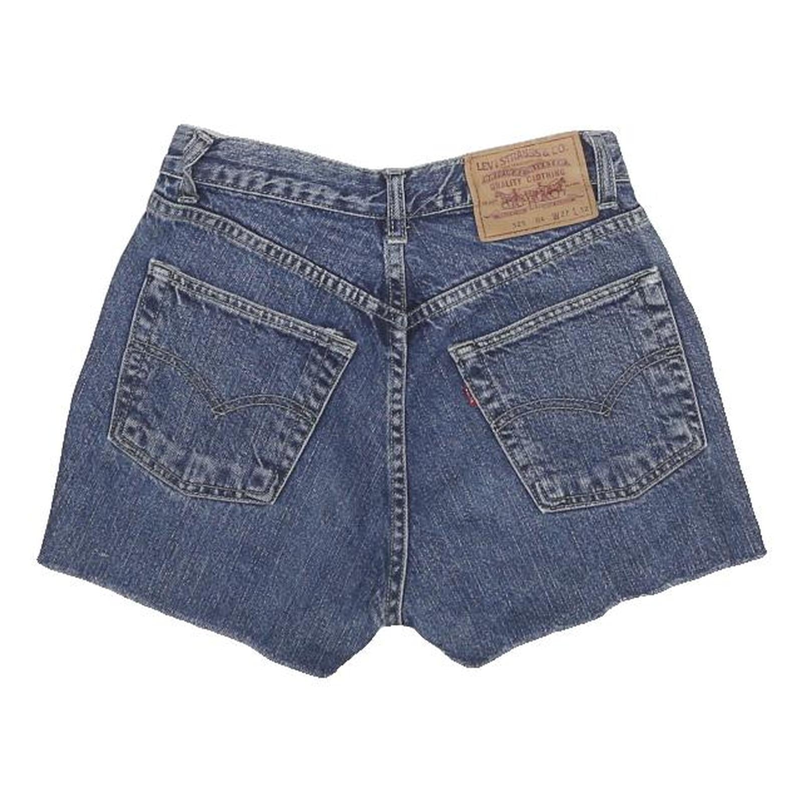 LEVI'S Womens Denim Blue Cut-Off Shorts S W27 Vintage Classic Fit Casual
