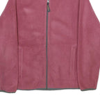 WOOLRICH Womens Pink Zip Jacket S Polyester Fleece Casual Lightweight