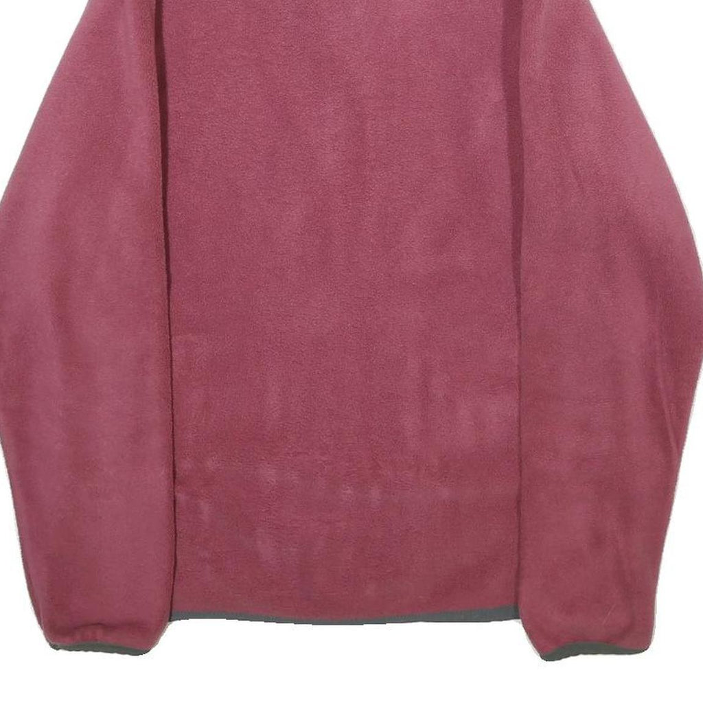 WOOLRICH Womens Pink Zip Jacket S Polyester Fleece Casual Lightweight