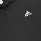ADIDAS Mens Black & White Cotton Short Sleeve Polo Shirt XL Sports Casual