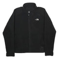 THE NORTH FACE Womens Black Zip Fleece Jacket M Polyester Outdoor Warm