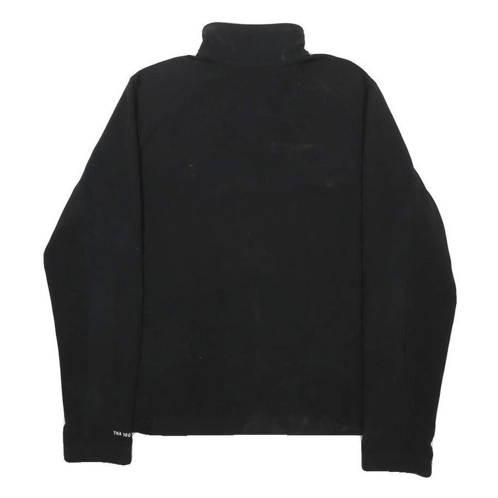 THE NORTH FACE Womens Black Zip Fleece Jacket M Polyester Outdoor Warm