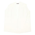 REISS Womens White Plain Wool Jumper V Neck Regular M Soft Comfortable Stylish