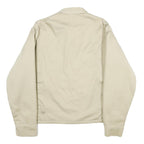 BIG MAC Mens Beige Workwear Jacket L Polyester Blend Zip Plain Durable