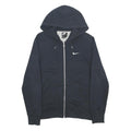 NIKE Mens Black Zip Hoodie M Classic Cotton Blend Casual Activewear