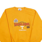 LOGO ATHLETIC Mens Yellow Fiesta Bowl Tennessee 1999 Crew Neck L Retro