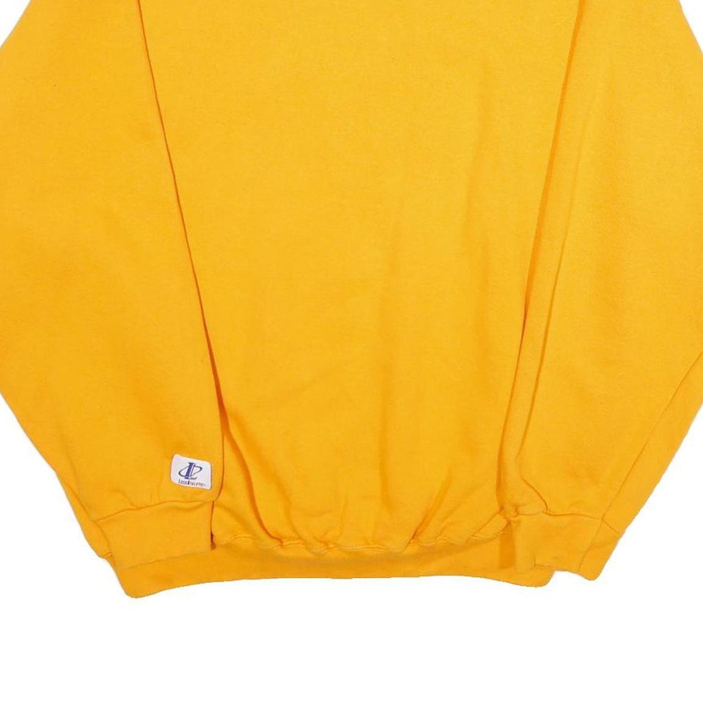 LOGO ATHLETIC Mens Yellow Fiesta Bowl Tennessee 1999 Crew Neck L Retro