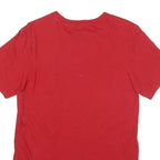 ADIDAS Mens Red Fresno State Athletics Graphic T-Shirt S Short Sleeve Crew Neck