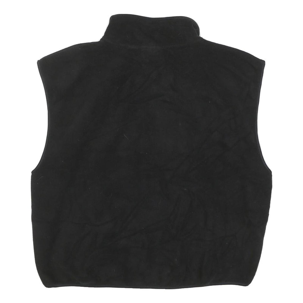 TIMBERLAND Mens Black Polyester Blend Zip Jacket 2XL Outdoor Sleeveless Vest