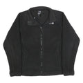 THE NORTH FACE Womens Black Zip Jacket L Polyester Plain Lightweight Outdoor