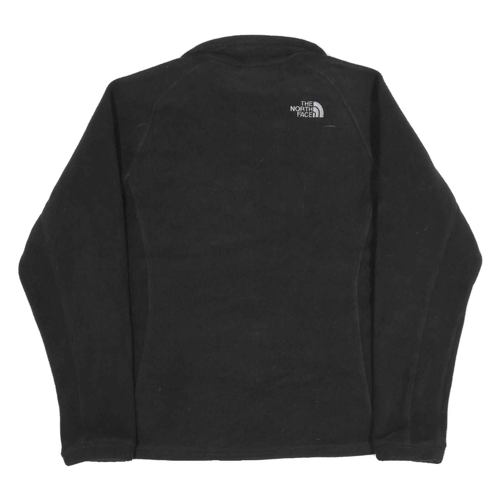 THE NORTH FACE Womens Black Zip Jacket L Polyester Plain Lightweight Outdoor