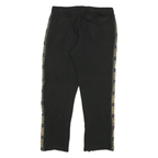 GUESS Mens Joggers Black Stripe Logo Tape Slim Tapered M W32 L29