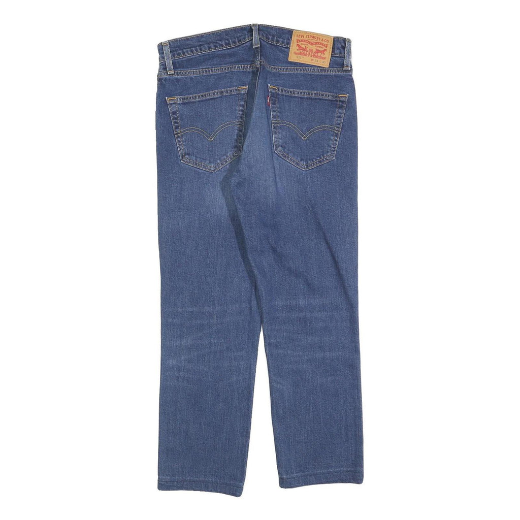 LEVI'S 511 SLIM Mens Jeans Blue Slim Skinny Denim Medium W31 L26 Zip Closure