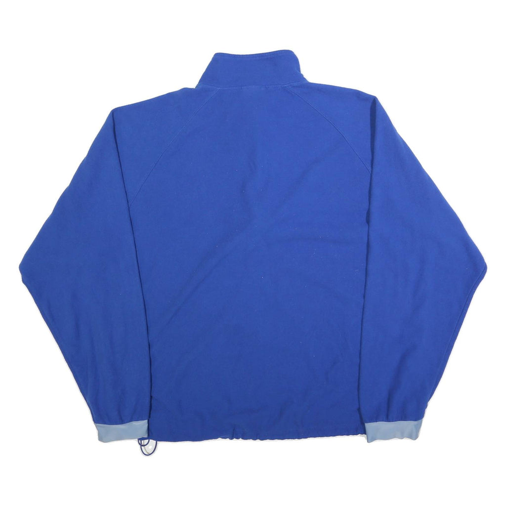 ADIDAS Mens Blue KU Patterned Pullover Jumper Crew Neck Polyester 2XL Sportswear